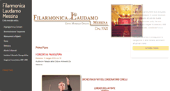 Desktop Screenshot of filarmonicalaudamo.it